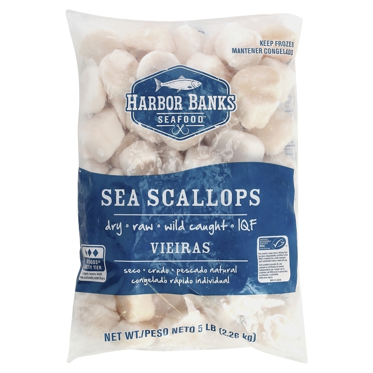 HARBOR BANKS DRY SEA SCALLOPS UNDER 10