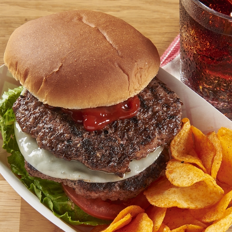 CATTLEMAN'S SELECTION 80% LEAN HOMESTYLE 4 OZ. GROUND BEEF PATTIES