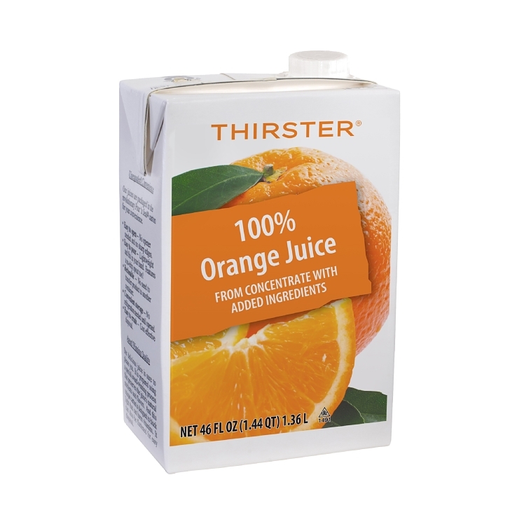 THIRSTER JUICE ORANGE 100% VITAMIN C ADDED