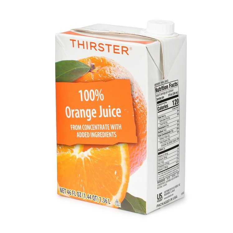 THIRSTER JUICE ORANGE 100% VITAMIN C ADDED