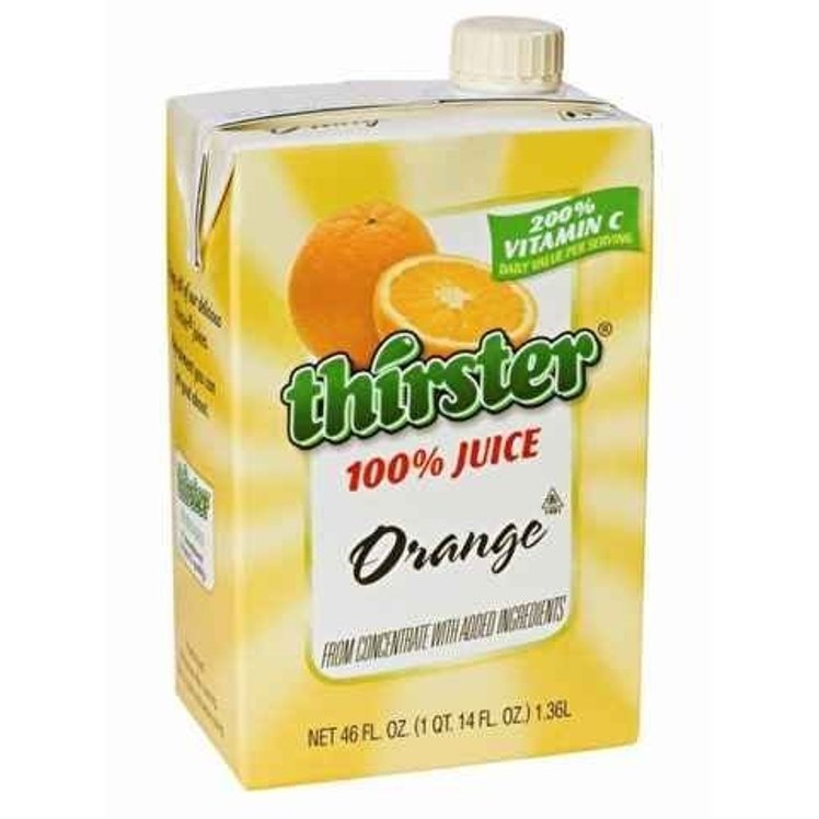 THIRSTER JUICE ORANGE 100% VITAMIN C ADDED