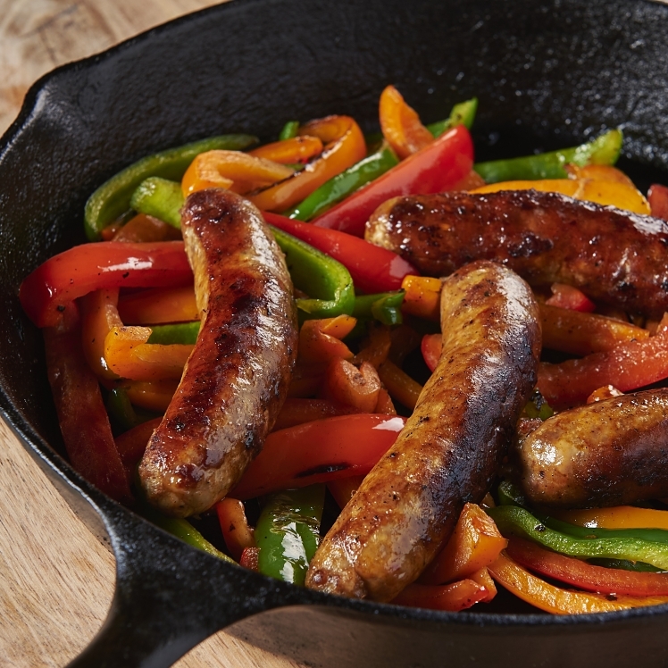 ROSELI ITALIAN PORK HOT SAUSAGE LINK 4 OZ