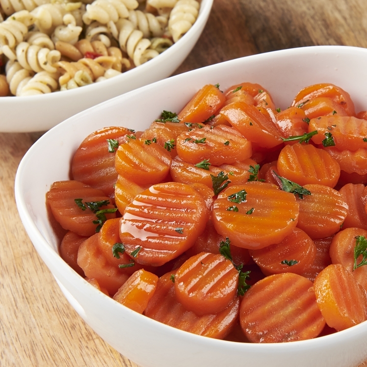 MONARCH MEDIUM DICED CARROT 3/8 FANCY FROZEN