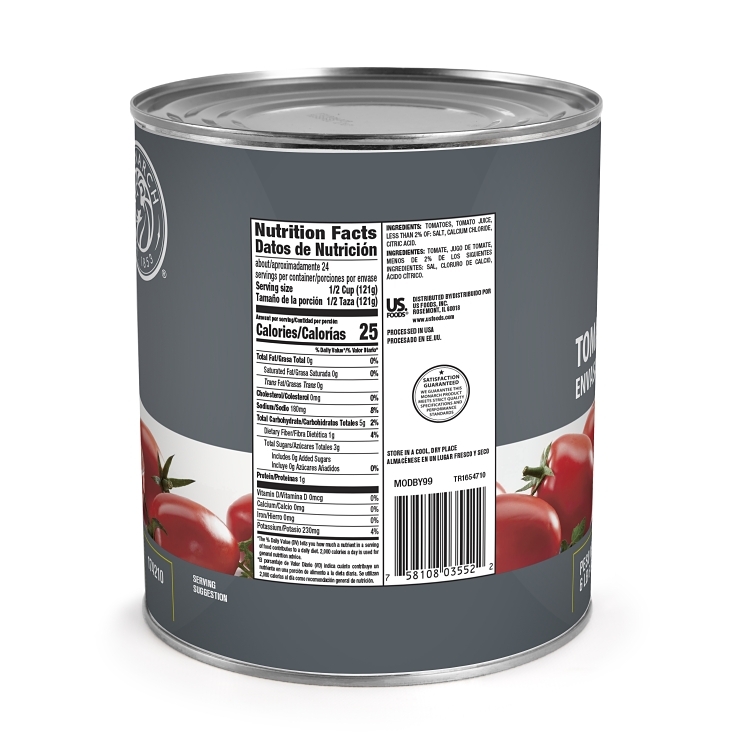 MONARCH-D TOMATO DICED 1 INCH IN JUICE HEAVY PACK