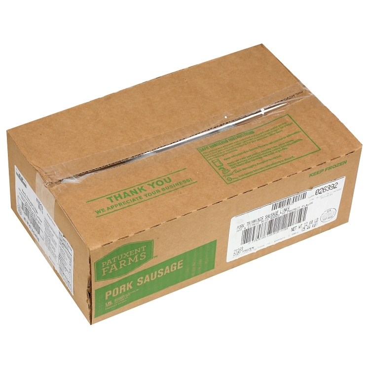 PATUXENT FARMS PORK TRIM RED LINK SAUSAGE 1 OZ