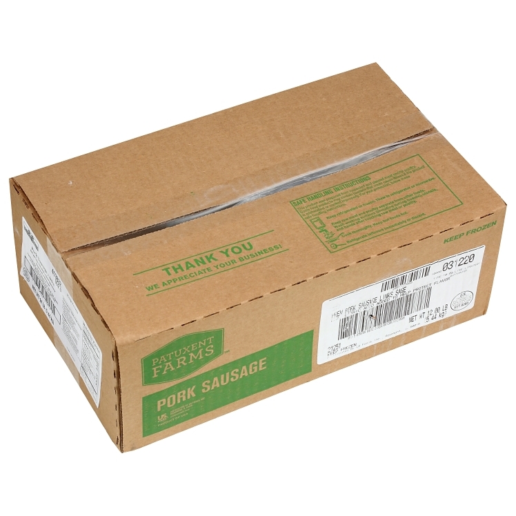 PATUXENT FARMS RAW BREAKFAST SAUSAGE LINKS 2 OZ