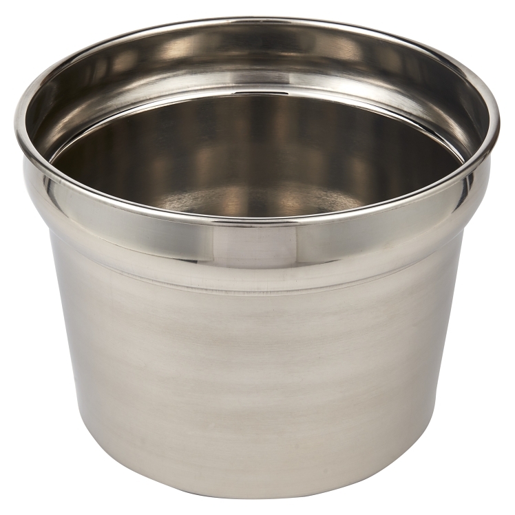 SUPERIOR / CES INSERT PAN 11 QUART ROUND STAINLESS STEEL MIRROR