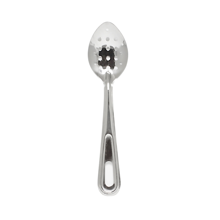 VALU PLUS SPOON SERVING PERFORATED 11 INCH STAINLESS STEEL