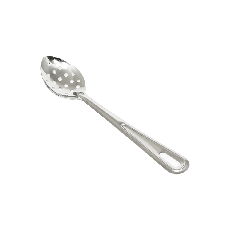 VALU PLUS SPOON SERVING PERFORATED 11 INCH STAINLESS STEEL