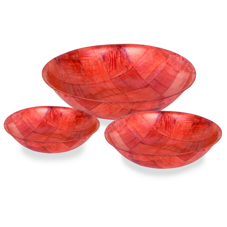 SUPERIOR / CES WOVEN WOOD BOWL, SALAD 8 INCH