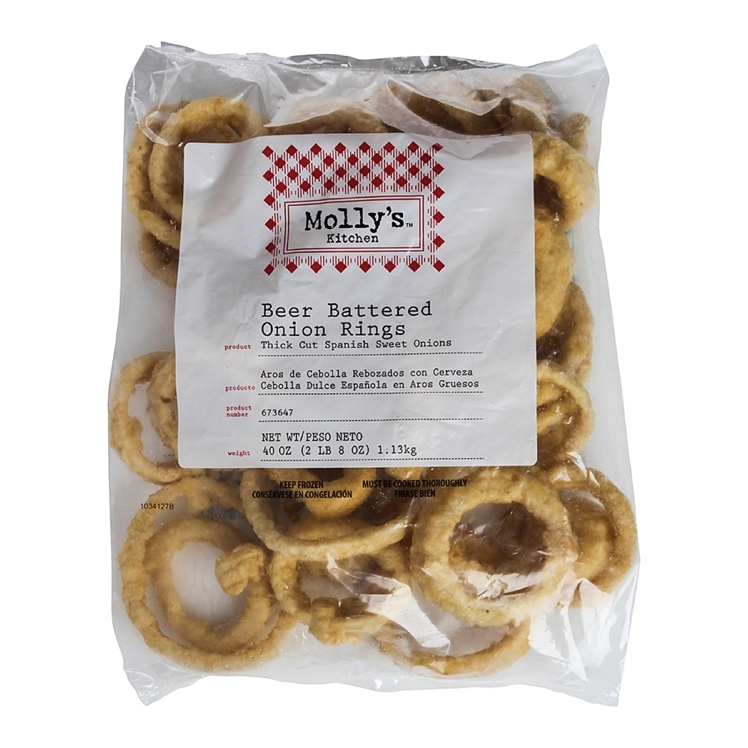 MOLLY'S KITCHEN BEER-BATTERED ONION RINGS 5/8 INCH