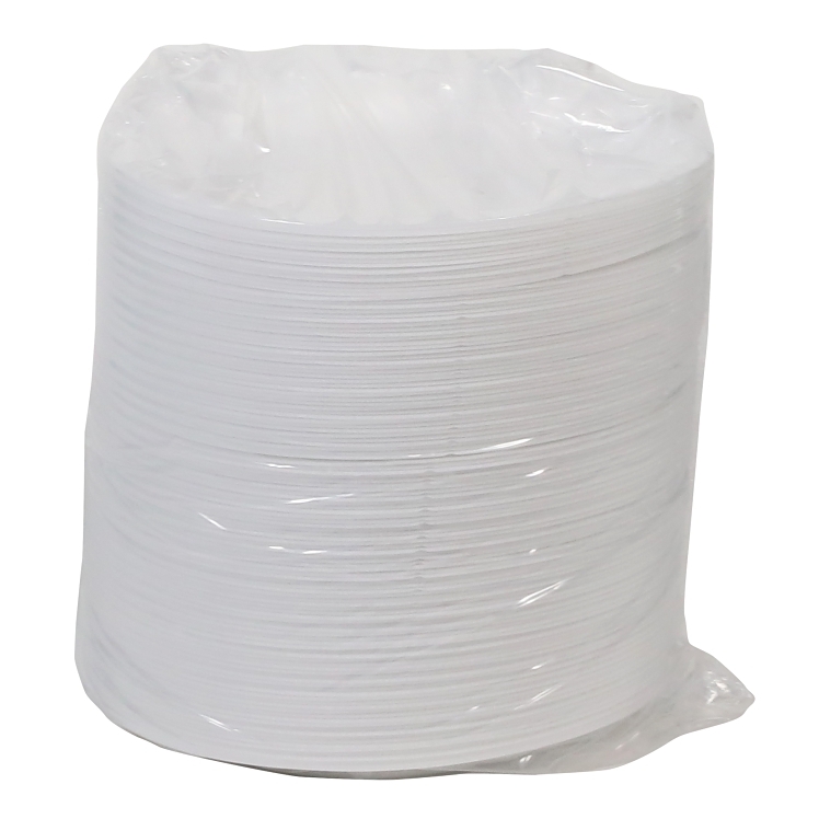 MONOGRAM 9 1 COMPARTMENT WHITE FOAM PLATE