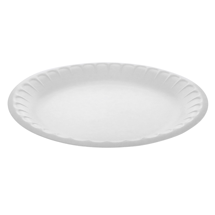 MONOGRAM 9 1 COMPARTMENT WHITE FOAM PLATE