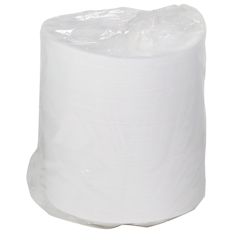 MONOGRAM PLATE FOAM 9 INCH 3 COMPARTMENT WHITE