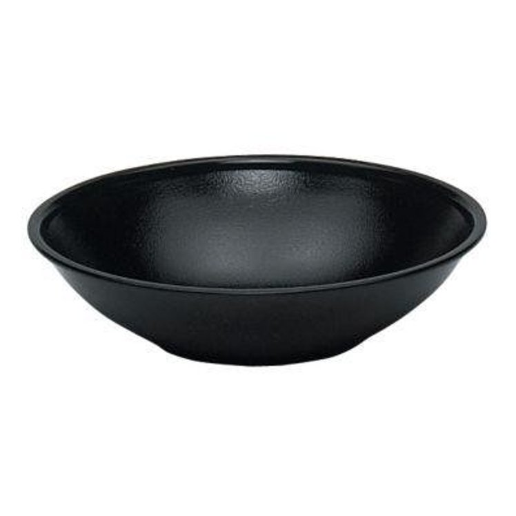CAMBRO SALAD BOWL, PLASTIC BLACK 12.6 OZ
