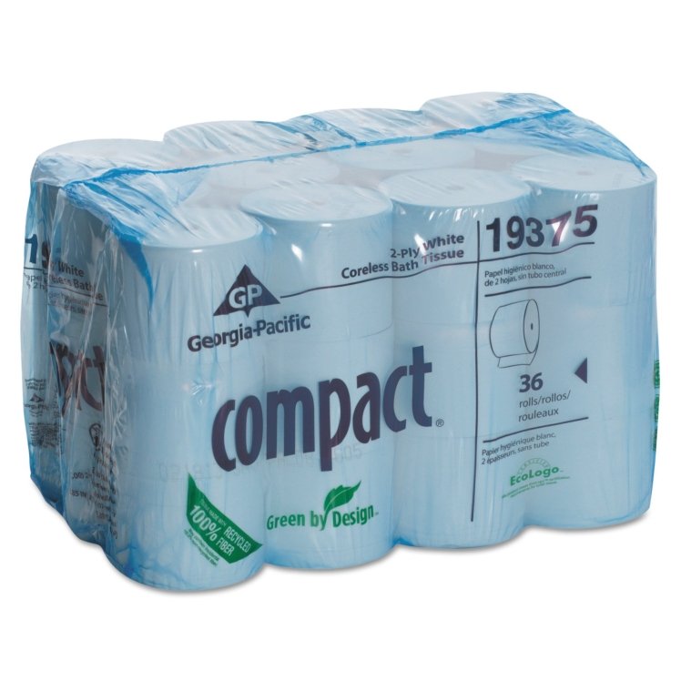 COMPACT TISSUE TOILET CORELESS 4.5 X333'
