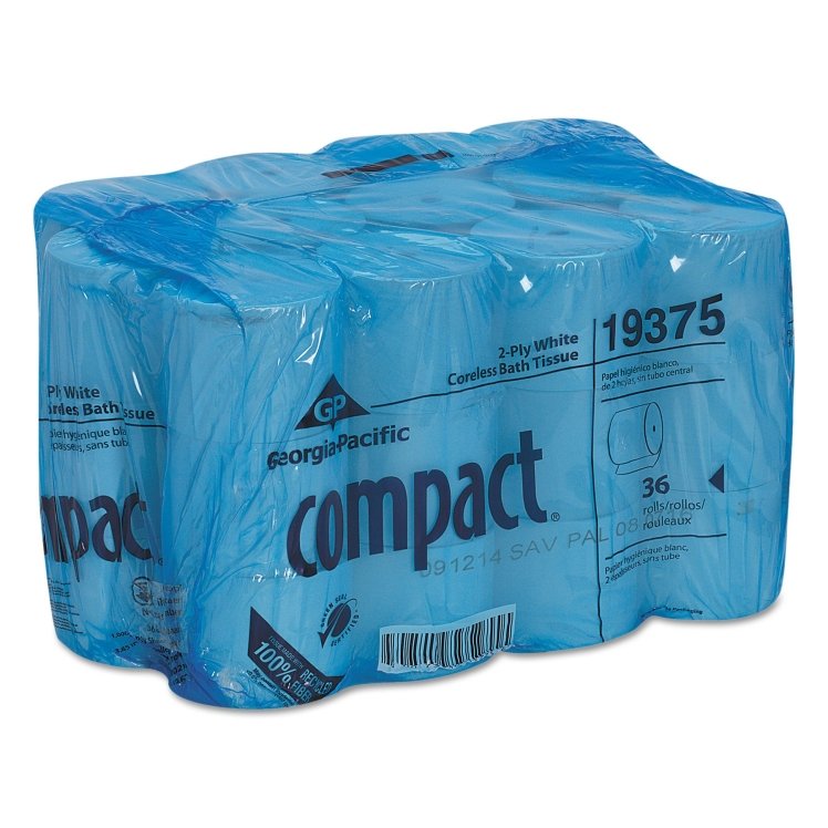 COMPACT TISSUE TOILET CORELESS 4.5 X333'