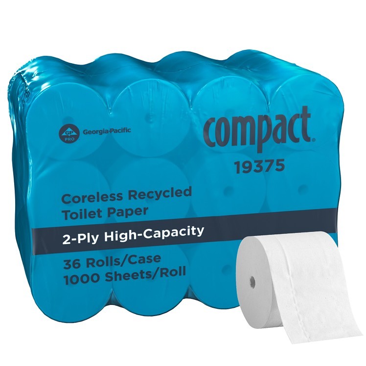 COMPACT TISSUE TOILET CORELESS 4.5 X333'
