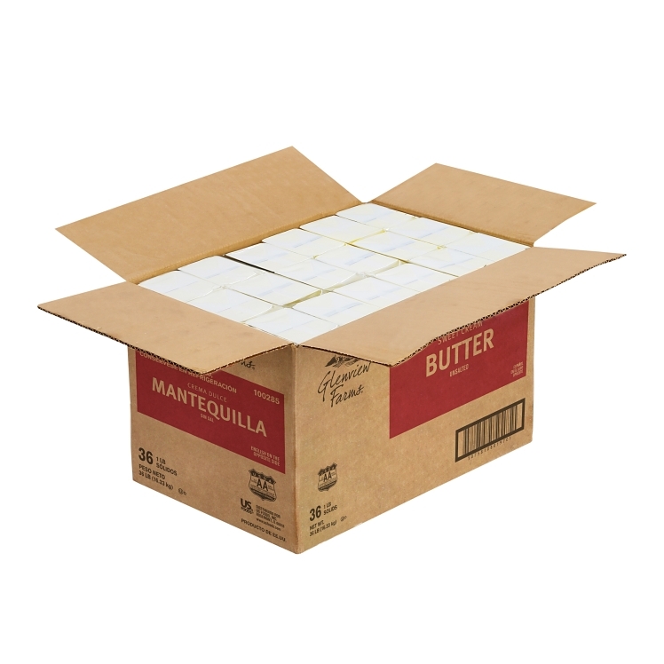 GLENVIEW FARMS BUTTER UNSALTED SOLID PRINT