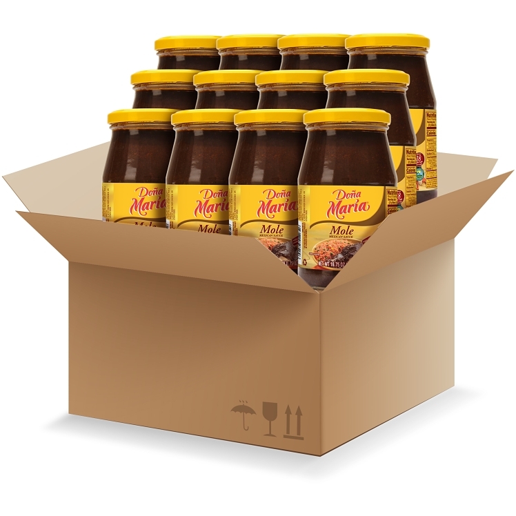 DONA MARIA BASE, SAUCE MOLE PASTE GLASS JAR SHELF
