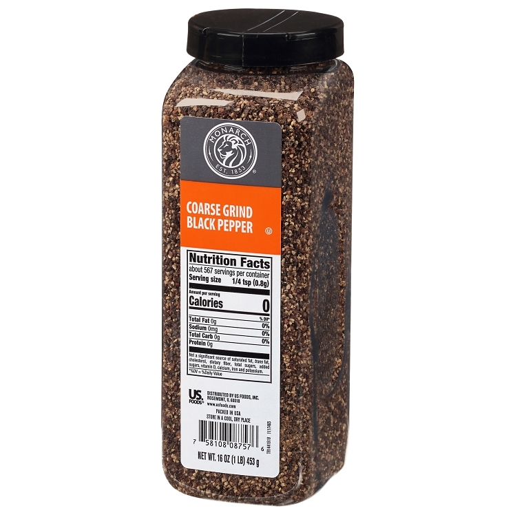 MONARCH COARSE GROUND BLACK PEPPER