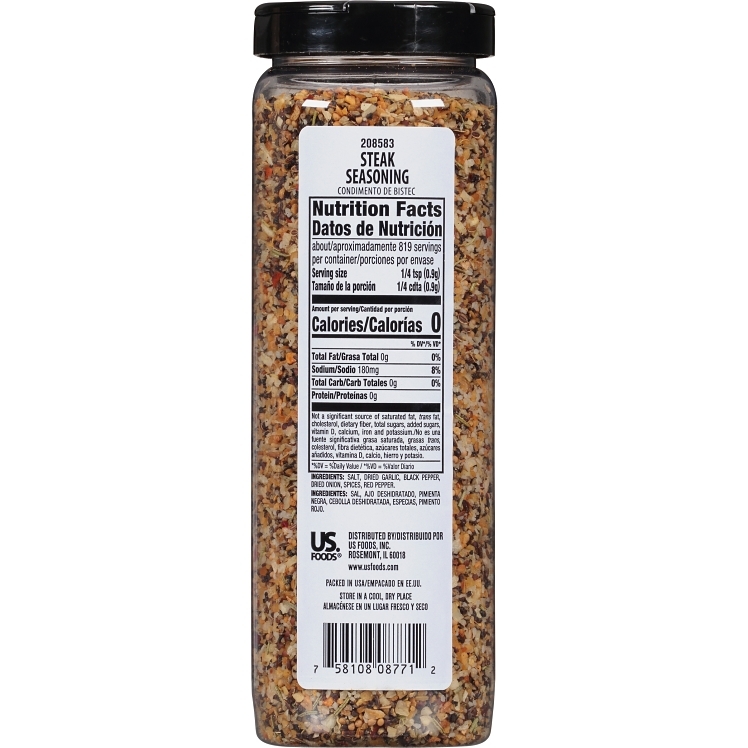 MONARCH COARSE STEAK  SEASONING