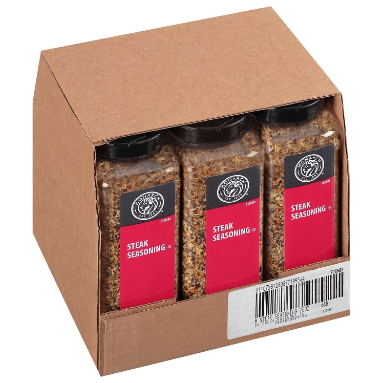 MONARCH COARSE STEAK  SEASONING
