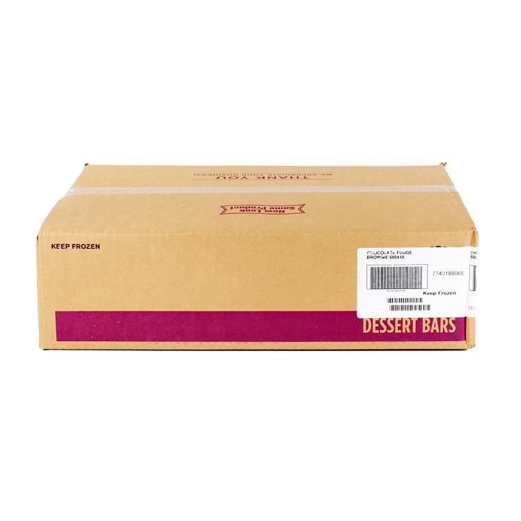 DEVONSHIRE BROWNIE CHOCOLATE FUDGE 1/4 SHEET NOT ICED UNSLICED