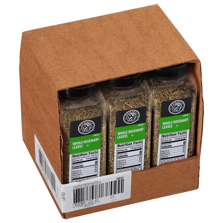 MONARCH SPICE, ROSEMARY LEAF DRIED PLASTIC