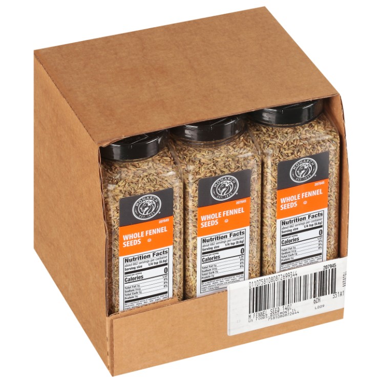 MONARCH WHOLE FENNEL SEED PLASTIC SHAKER