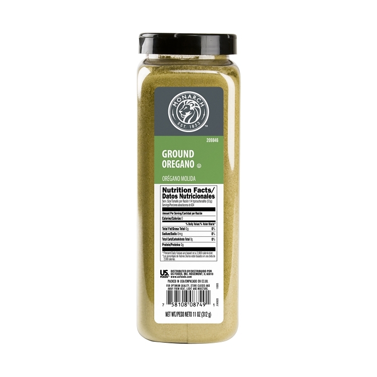 MONARCH SPICE OREGANO GROUND PLASTIC SHAKER
