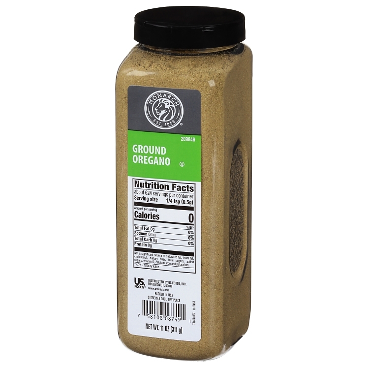 MONARCH SPICE OREGANO GROUND PLASTIC SHAKER