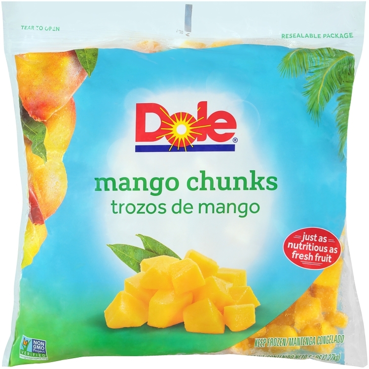 DOLE PACKAGED MANGO CHUNK IQF