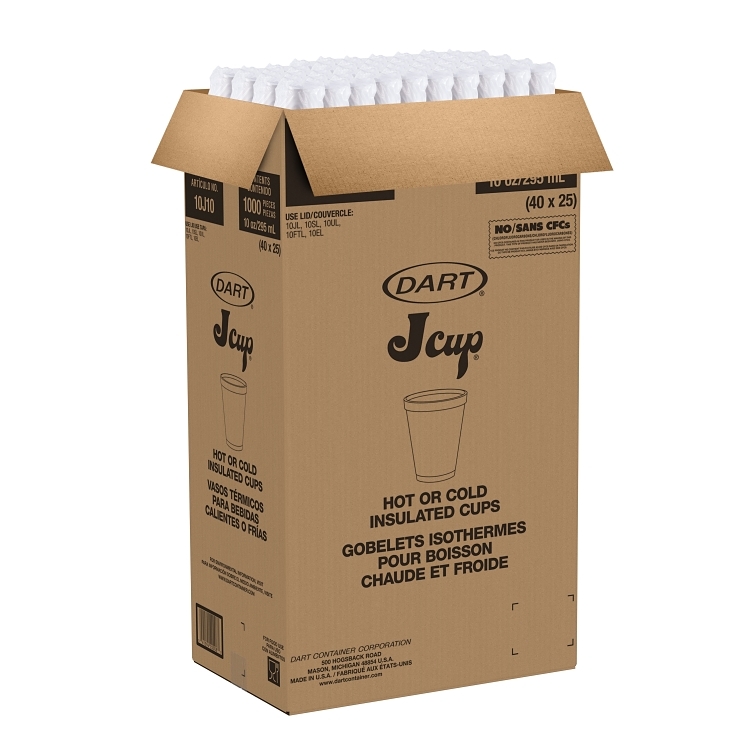 DART 10 OUNCE WHITE FOAM CUP