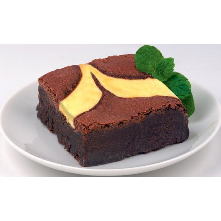 DAVIDS CHEESECAKE BROWNIE 1/2 HALF SHEET 24 SLICES