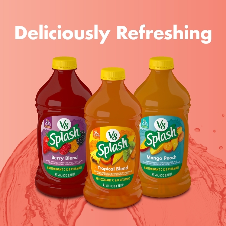 V8 SPLASH JUICE STRAWBERRY KIWI