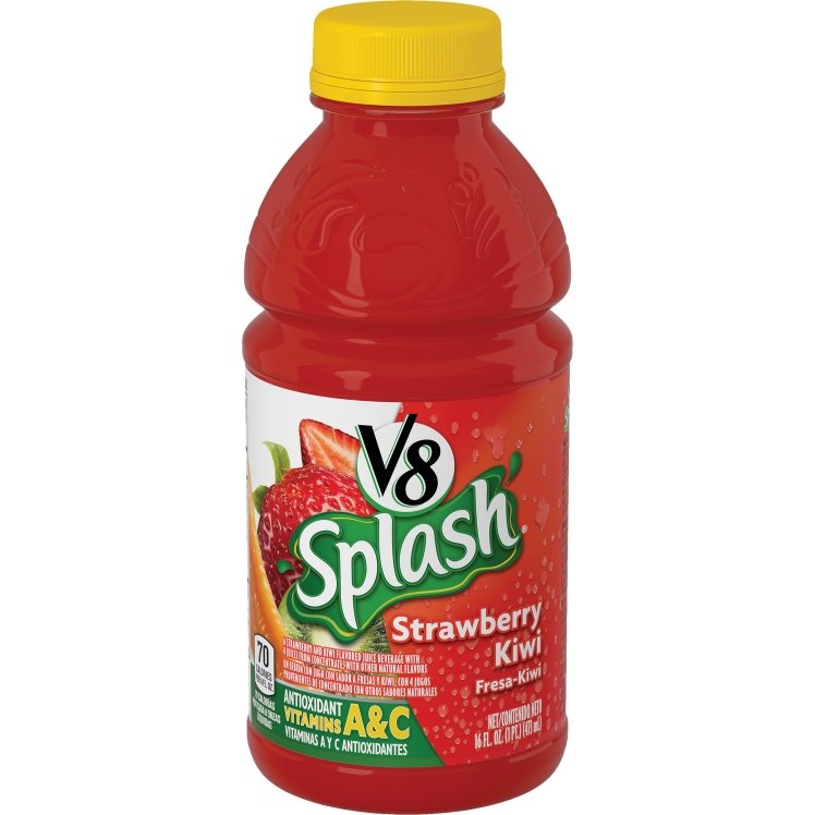 V8 SPLASH JUICE STRAWBERRY KIWI