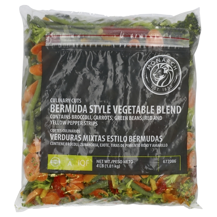 MONARCH BERMUDA VEGETABLE BLEND CULINARY CUT
