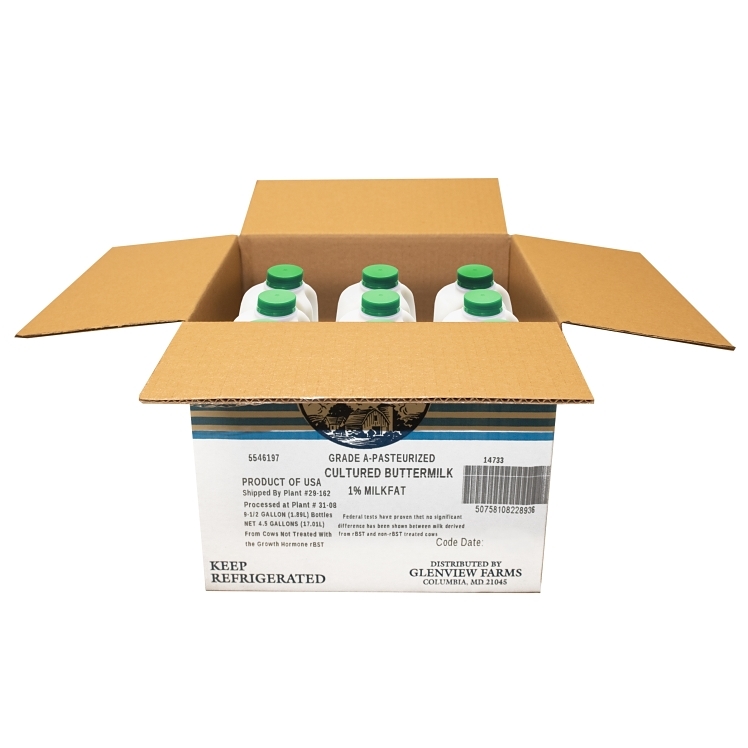 GLENVIEW FARMS MILK BUTTERMILK 1% BUTTERFAT LOW FAT