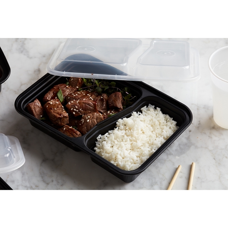 NEWSPRING 30 OZ 2 COMPARTMENT PLASTIC CONTAINER
