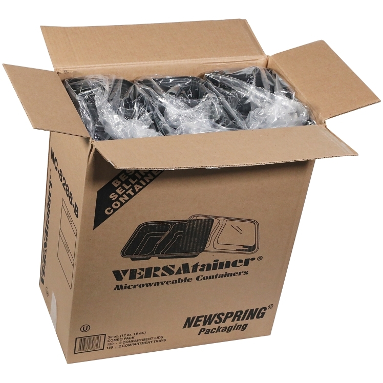 NEWSPRING 30 OZ 2 COMPARTMENT PLASTIC CONTAINER