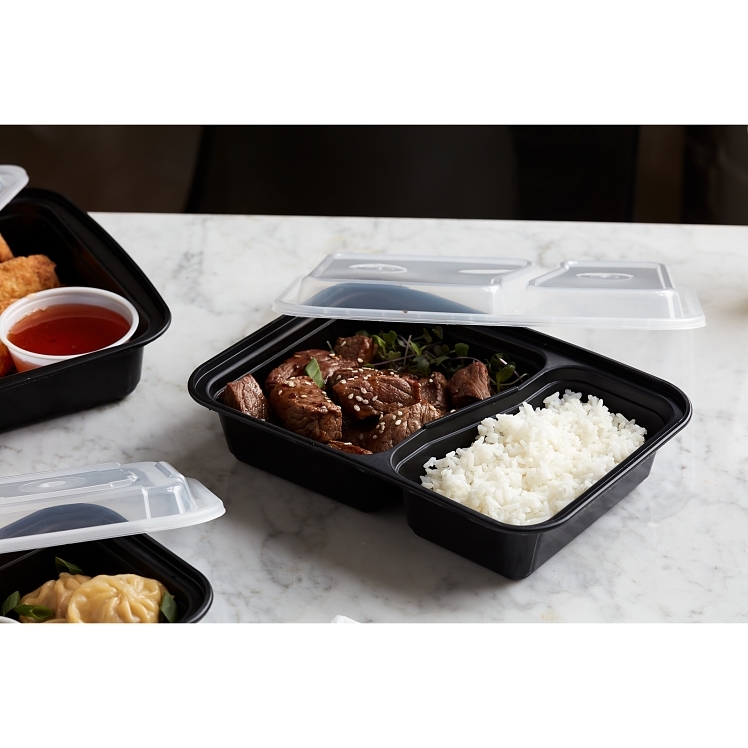 NEWSPRING 30 OZ 2 COMPARTMENT PLASTIC CONTAINER