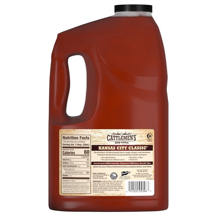 CATTLEMEN'S KANSAS CITY BBQ SAUCE