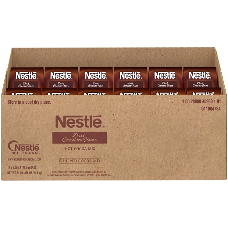 NESTLE COCOA MIX HOT CHOCOLATE DARK POWDER BAG