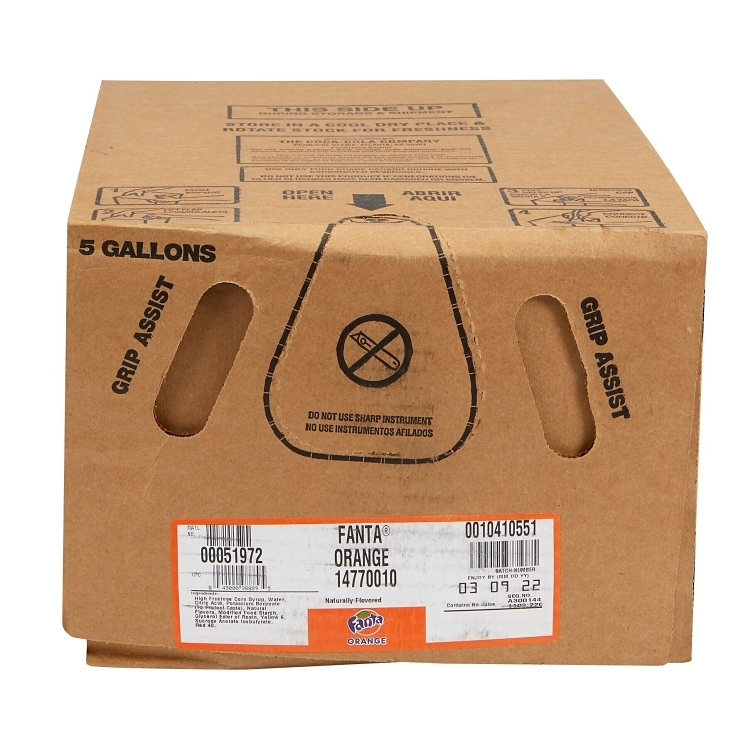 FANTA BAG IN BOX FOUNTAIN SYRUP 5/1