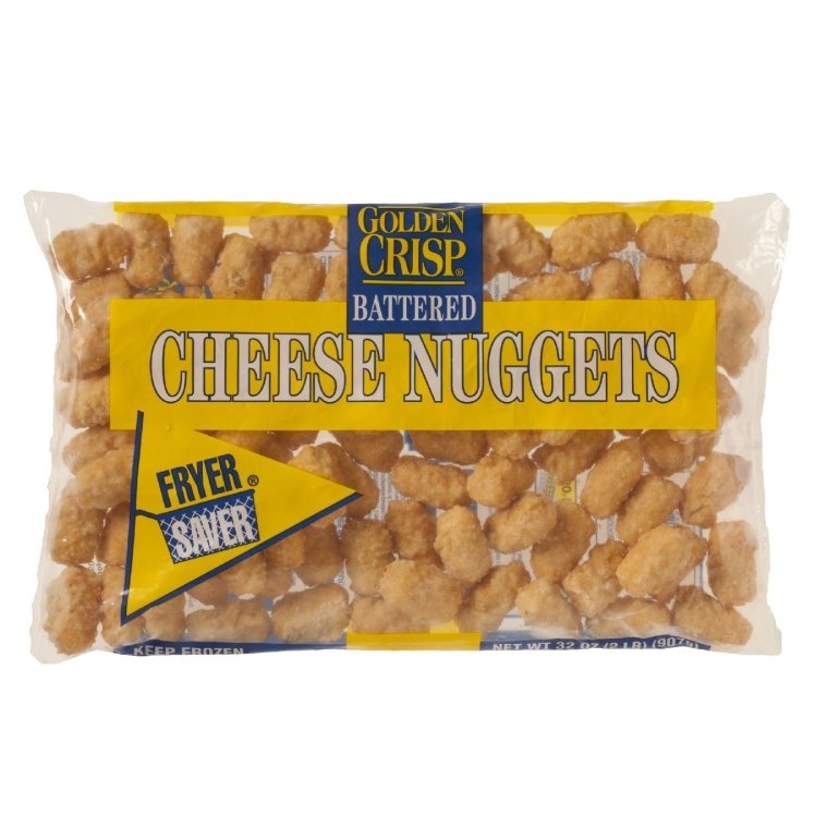 GOLDEN CRISP BATTERED CHEESE NUGGETS FZN