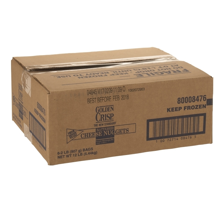 GOLDEN CRISP BATTERED CHEESE NUGGETS FZN