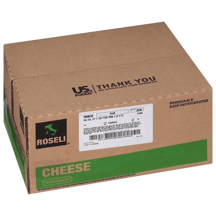 ROSELI CHEESE MOZZARELLA PROVOLONE 5 BLEND FEATHER SHREDDED
