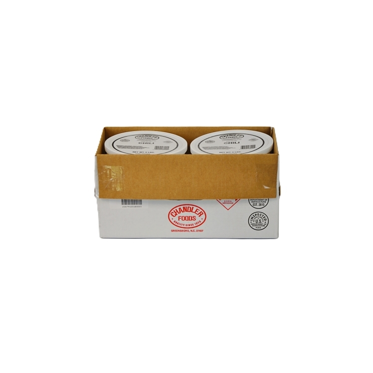CHANDLER FOODS CHILI BEEF NO BEAN READY TO USE TUB FROZEN