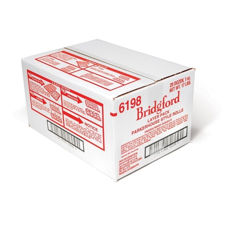 BRIDGFORD DOUGH PARKERHOUSE ROLL FROZEN